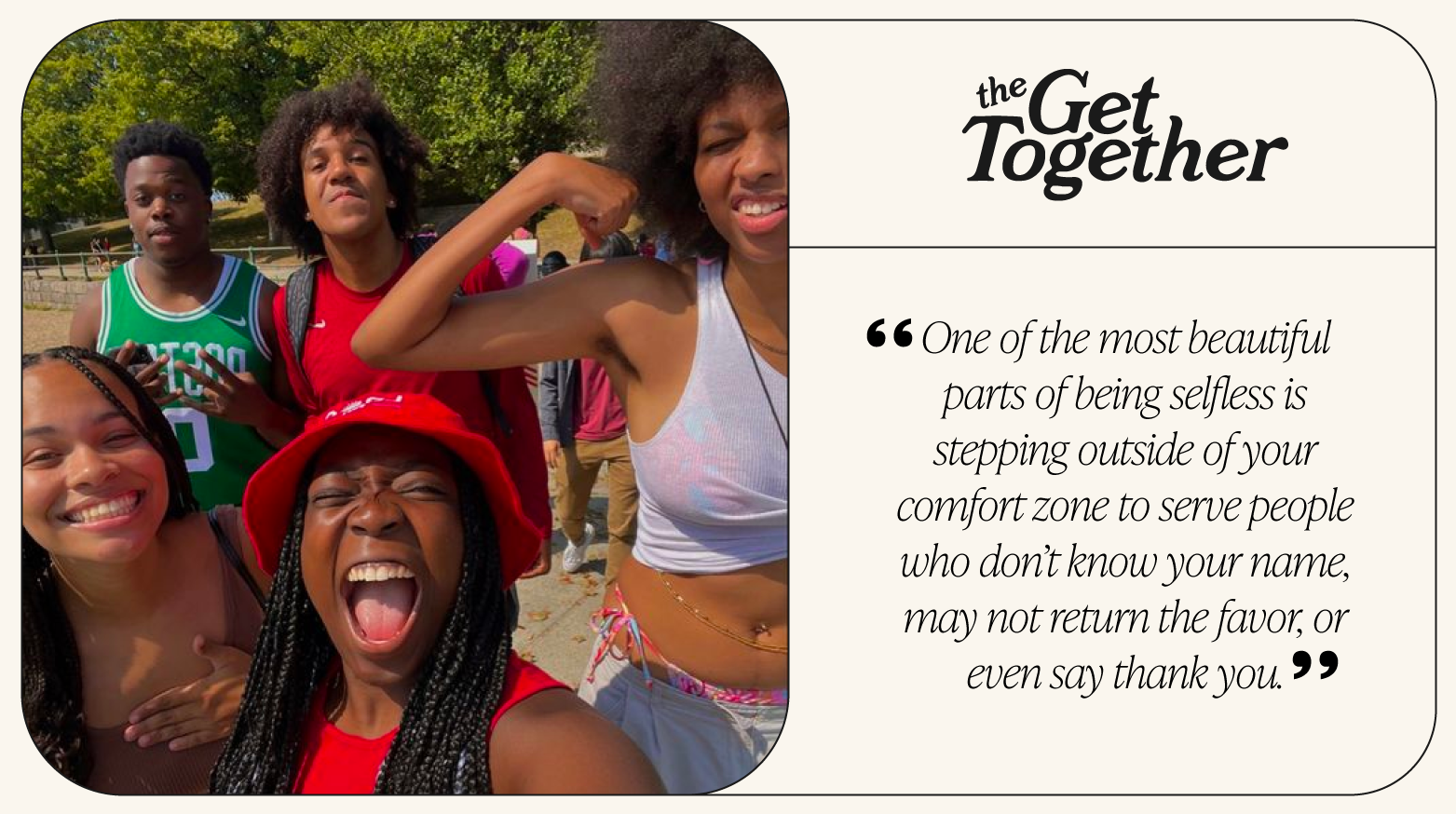 The Get Together 🤝 Selfless Summer-316754297199