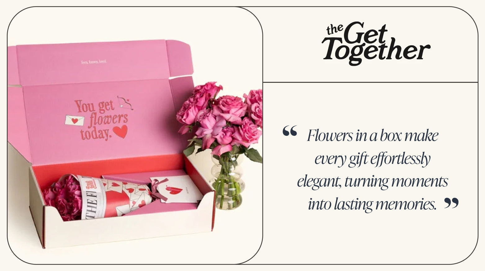 Pink Fresh Sends gift box with wrapped pink roses and matching pink roses in a vase, showcasing elegant boxed flower gifting for memorable moments.-317419618671