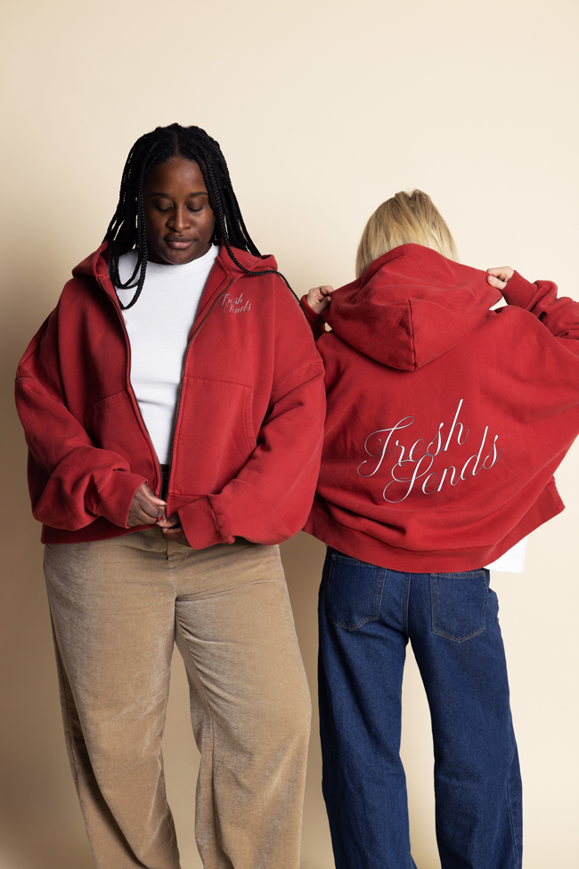 Fresh Sends Script Zip Hoodie Fresh Sends Script Zip Hoodie