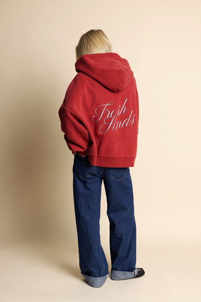 Fresh Sends Script Zip Hoodie Fresh Sends Script Zip Hoodie