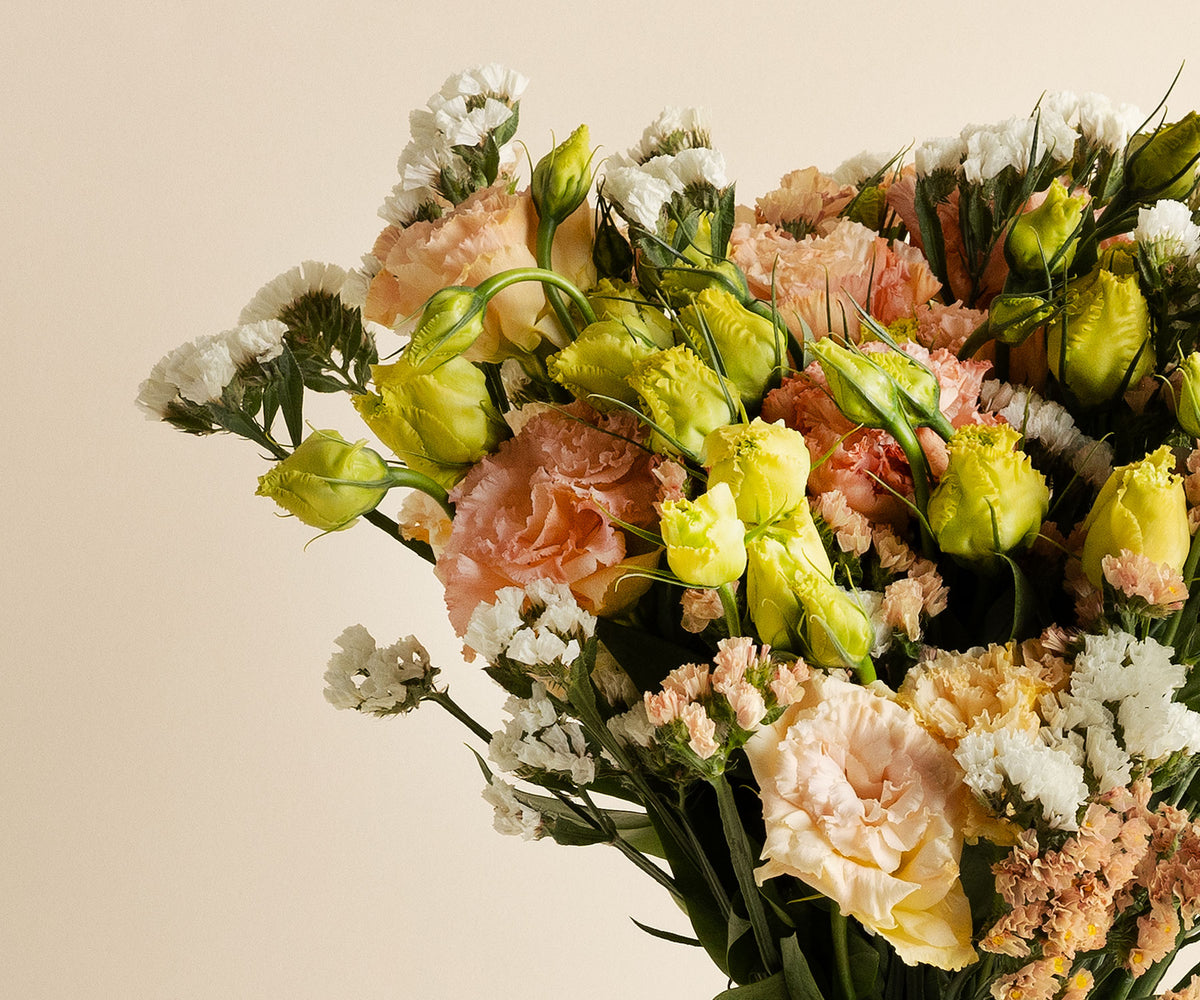 Lisianthus + Statice